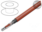 Wire | 4x18AWG | stranded | Cu | FEP | red | -70&divide;200&deg;C | 300V | CPR: Eca