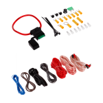 Auto- ja mootorrattatooted, elektroonika, navigatsioon, CB raadio // Auto elektroonikakomponendid : Installatsioonikaablid : Kaitsealused : &Uuml;hendused // Zestaw samochodowy Peiying