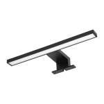 Uued tooted // NORTES LED 5W, lampa nad lustro, 320lm, 4000K, dł. 30 cm, plastik, czarna