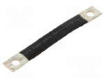 Braids | insulated earthing tape | W: 16mm | 16mm2 | &Oslash;1: 9mm | &Oslash;2: 9mm