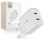 Adapter Tech-Protect  White \\ USB-C (female) \\ without cable