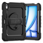 Back panel cover Tech-Protect  Tech-Protect Solid360 iPad Air 11" 2024 Case - Black