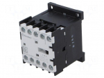 Contactor: 4-pole | NO x4 | 24VDC | 9A | for DIN rail mounting | 6K