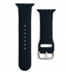 Strap iLike  Strap APS Silicone Watch Band 8/7/6/5/4/3/2 / SE (41/40 / 38mm) Strap Watchband Black
