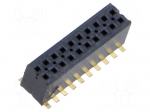 Connector: pin strips | socket | male | PIN: 20 | vertical | SMT | 1.27mm