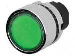 Switch: push-button | 22mm | Stabl.pos: 1 | green | IP65 | flat | 46 | Pos: 2