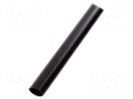 Heat shrink sleeve | glued | 3: 1 | 18mm | L: 1m | black | Temp: -25&divide;125&deg;C