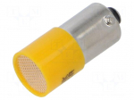LED lamp | yellow | BA9S,T10 | 110VDC | 110VAC | plastic | -20&divide;60&deg;C