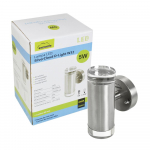 SilverCloud D-Light W32 LED stainless steel exterior lamp