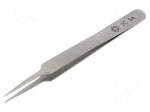 Tweezers | 100mm | for precision works | Blades: narrowed