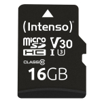 MEMORY MICRO SDHC 16GB C10/W/ADAPTER 3433470 INTENSO