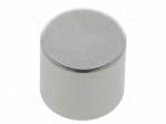 Magnet: permanent | neodymium | 73N | &Oslash;: 13.3mm | H: 12mm