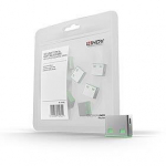 Lindy 40621 USB Type A Port Blockers 10pcs / Green