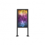 TV bracket EDBAK  | Floor stand | POK101 | 55 " | Maximum weight (capacity) 80 kg | Black