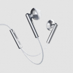 Wired headphones Evelatus  Crystal Clear Audio headphones with 3.5 mm jack with microphone CCA-3.5WH