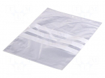 Self-seal bag | L: 250mm | Width: 200mm | Thick: 50um | polyetylene