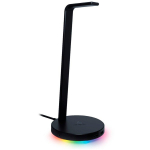 Razer Base Station V2 Chroma, Black, 2 x USB 3.1 ports, 1 x 3.5mm combo port with built-in DAC, 7.1 surround sound, Razer Chroma&trade; RGB, Aluminum construction, Anti-slip base