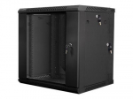 Lanberg | Rack cabinet 19" double-section wall-mount 12U/600x600 (flat pack) | WF02-6612-10B | Black