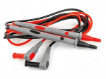 Test leads | Umax: 1kV | 1.2m | red and black | 2pcs.