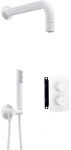 Thermostatic shower set w/ concealed box
