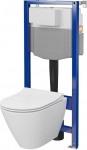 WC frame set C15 with w/h bowl City Oval, SC seat,
