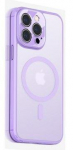 Back panel cover Evelatus Apple iPhone 14 Pro Max Hybird Case Whith Magsafe and Camera Protection PC+TPU Purple