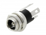 &Uuml;hendused // Different Audio, Video, Data connection plug and sockets // 2111# Gniazdo dc 2,5/5,5 metal przykręcane
