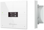 Grenton smart panel / 4 touch fields / OLED / TF-Bus display / white glass front