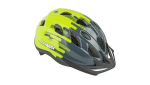 Author Trigger Inmold Helmet, Grey/yellow neon matt, 52-56 cm