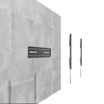 Wall mount Heavy duty DELTACO, fixed, 37-86", 75 kg / ARM-1151-B / 1903408