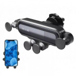 Auto holder WoW  O4 Octopus 4-Point Gravity Auto Fix Car Air Vent Grill Smartphone Holder (6.5 max) Black