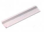Profiles for LED modules | recessed | white | L: 1m | aluminium