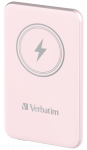 Powerbank Verbatim Charge N Go 5000mAh  Magnetic Wireless Charge Pink