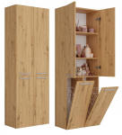 Topeshop NEL 2K DD ART KPL bathroom storage cabinet Oak