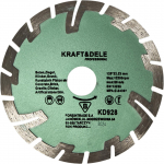 KRAFTDELE t&ouml;&ouml;riistatarvikud // Kettad elektrit&ouml;&ouml;riistadele // \nTarcza diamentowa segmentowa 125x22,23mm KD928\n
