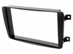Radio mounting frame | Mercedes | 2 DIN | black