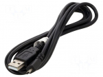 Cable | High Speed,USB 2.0 | USB A plug,USB B mini plug | 1.8m