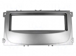 Radio mounting frame | Ford | 1 DIN | silver