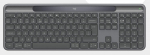 Logitech Signature Slim Solar + K980 for Business keyboard Universal RF Wireless + Bluetooth QWERTZ German Graphite