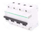 Circuit breaker | 230/400VAC | Inom: 63A | Poles: 4 | Charact: C | 10kA