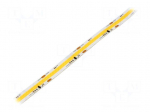COB LED tape | white warm/cold white | LED/m: 560 | 10mm | white PCB