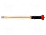 Cold chisel | flat | L: 250mm | Tipwidth: 12mm