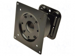 Holder | for wall mounting | 15kg | 32" | black | Dim: 112x112x80mm