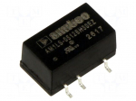 Converter: DC/DC | 1W | Uin: 4.5&divide;5.5VDC | Uout: 12VDC | Iout: 84mA | SMT