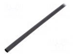Heat shrink sleeve | glued | 4: 1 | 8mm | L: 1.2m | black | polyolefine