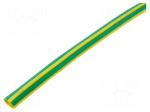 Heat shrink sleeve | 3: 1 | 6mm | L: 5m | yellow-green | -50&divide;125&deg;C