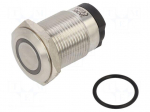 Switch: vandal resistant | Pos: 2 | SPST | 10A/24VDC | IP65 | OFF-(ON)