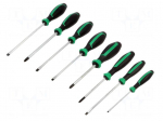 Screwdriver: universal-set | Phillips,slot | DRALL+ | 8pcs.