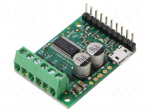 Stepper motor controller | I2C,PWM,RC,TTL,USB,analog | 4A