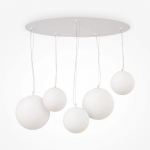 Pendant light BASIC FORM, excl. E27 x 5, max 40W, IP20